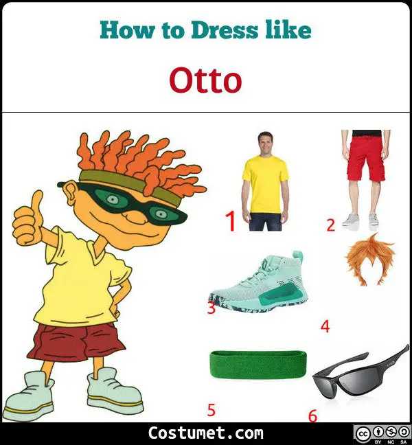 Otto from Rocket Power Costume for Cosplay & Halloween