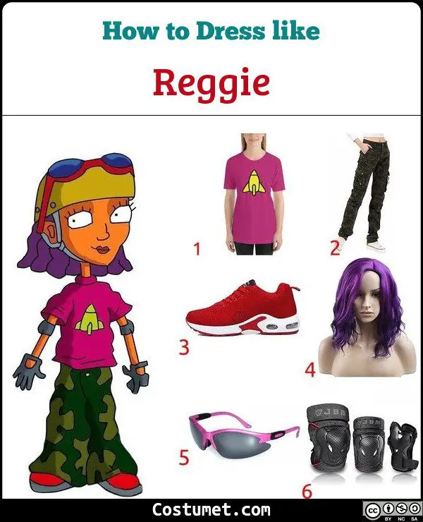 Reggie Rocket Power Costume for Cosplay & Halloween.