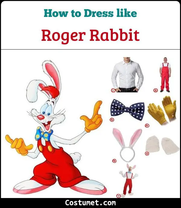 Roger Rabbit Costume for Cosplay & Halloween