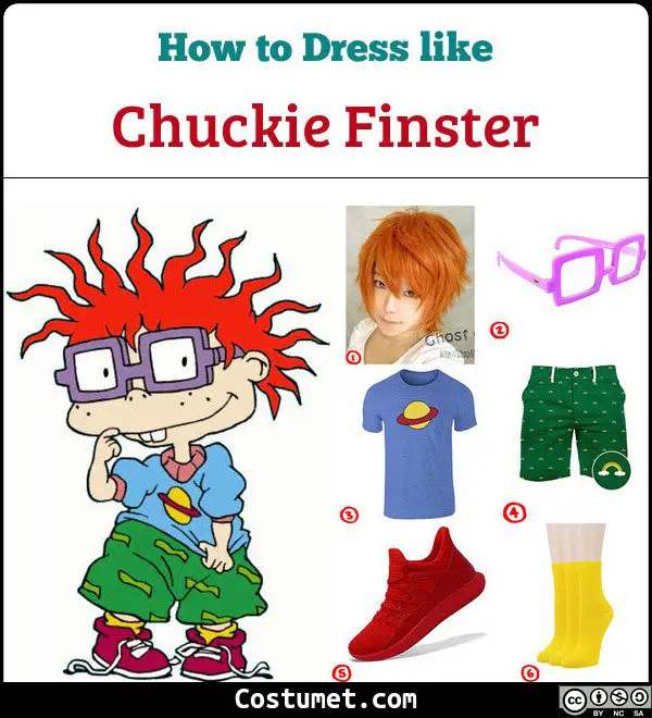 Chuckie Finster Costume for Cosplay & Halloween