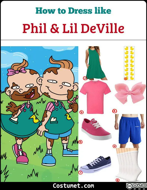 Phil And Lil Deville Costume for Cosplay & Halloween