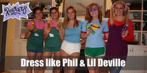 Phil & Lil DeVille (Rugrats) Costume