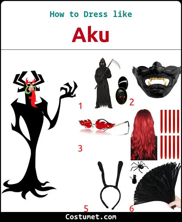 Aku Costume for Cosplay & Halloween