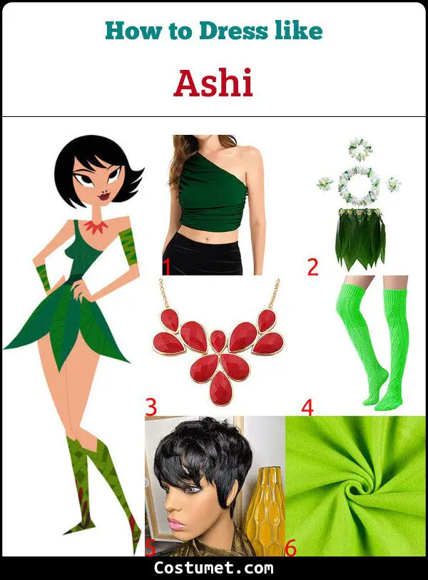 Ashi Costume for Cosplay & Halloween