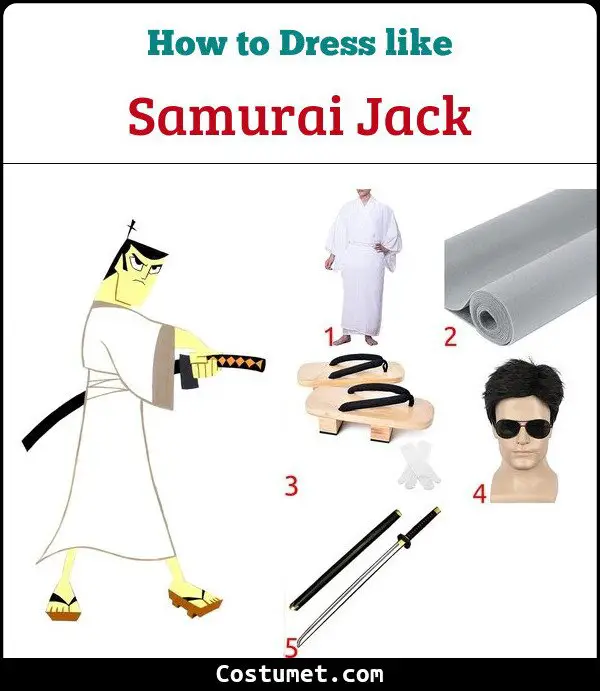 Samurai Jack Costume for Cosplay & Halloween