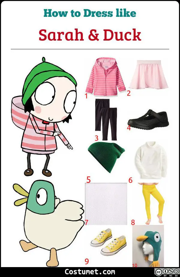 Sarah And Duck Costume for Cosplay & Halloween