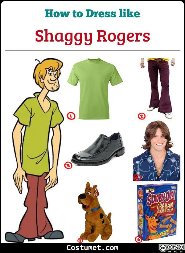 Shaggy Rogers Costume for Cosplay & Halloween