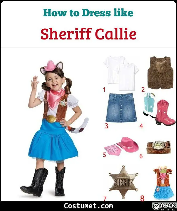 Sheriff Callie Costume for Cosplay & Halloween