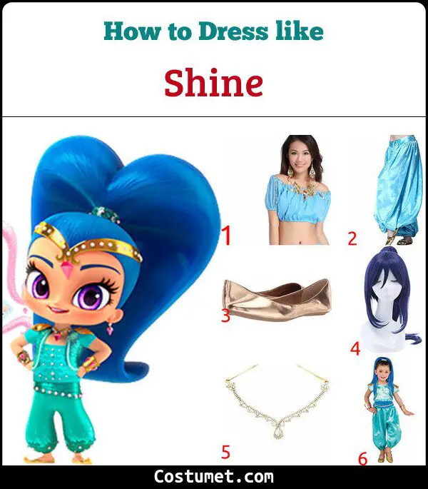 Shine Costume for Cosplay & Halloween