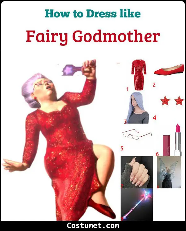 Fairy Godmother Costume for Cosplay & Halloween
