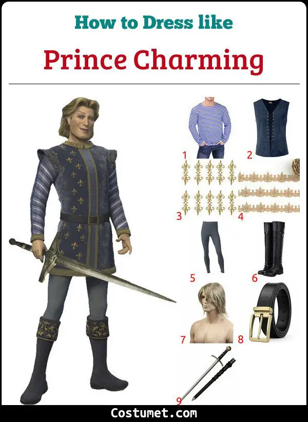 Prince Charming Costume for Cosplay & Halloween
