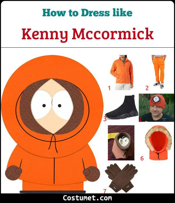 Kenny Mccormick Costume for Cosplay & Halloween