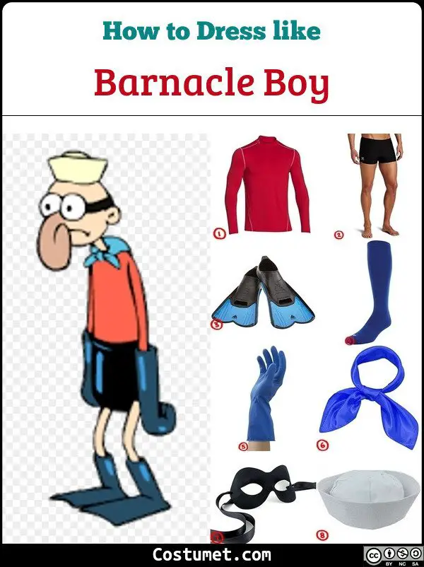 Barnacle Boy Costume for Cosplay & Halloween