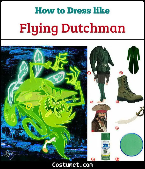 Flying Dutchman Costume for Cosplay & Halloween