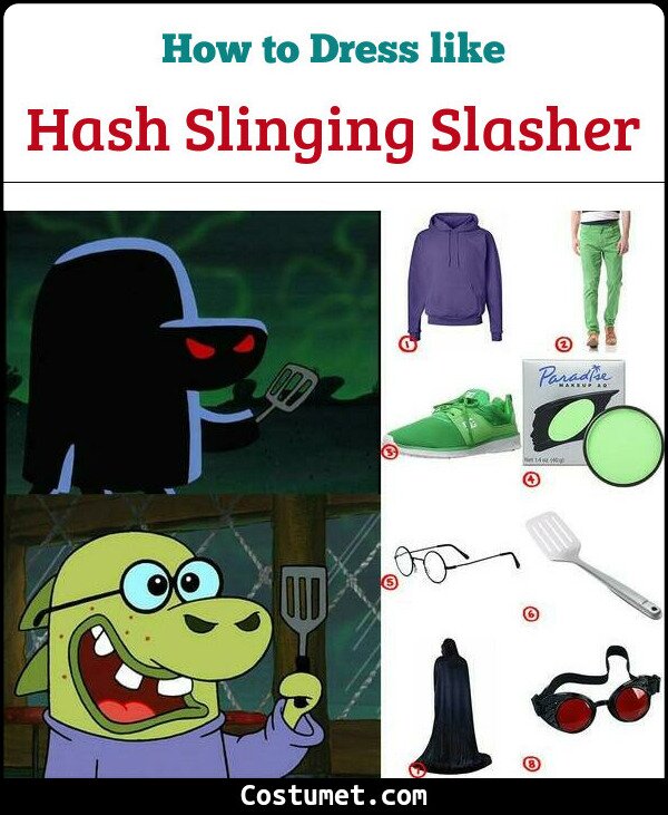 Hash Slinging Slasher Spongebob Squarepants Costume For Cosplay