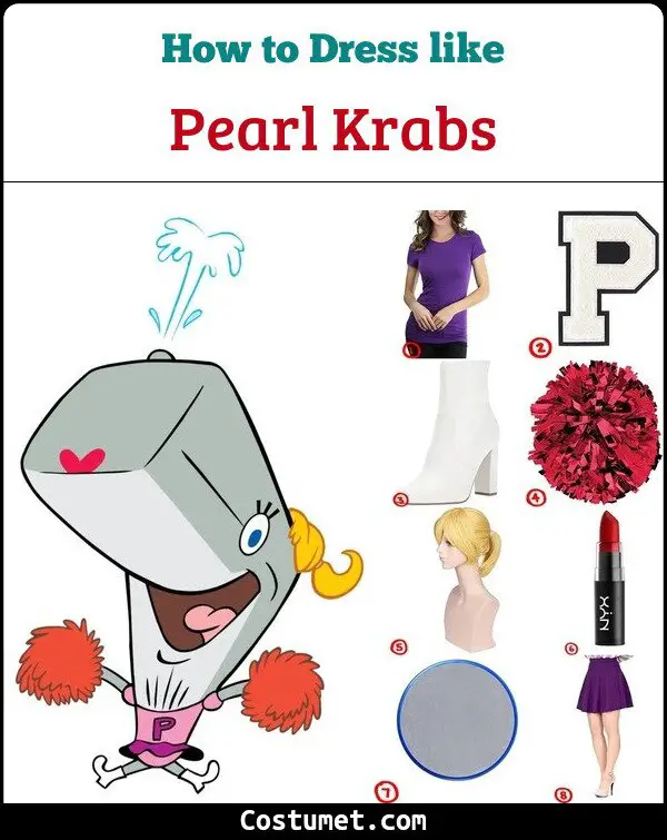 Pearl Krabs Costume for Cosplay & Halloween