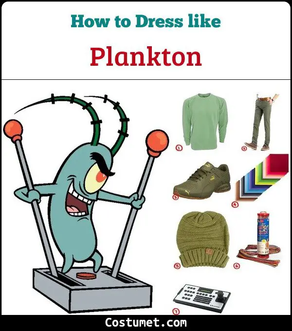 Plankton Costume for Cosplay & Halloween