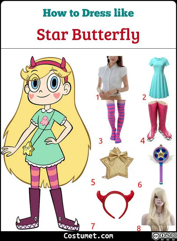 Star Vs The Forces Of Evil Costume for Cosplay & Halloween