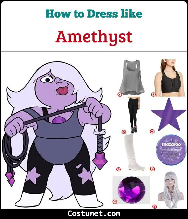 Amethyst Costume for Cosplay & Halloween