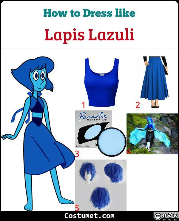 Lapis Lazuli Costume for Cosplay & Halloween