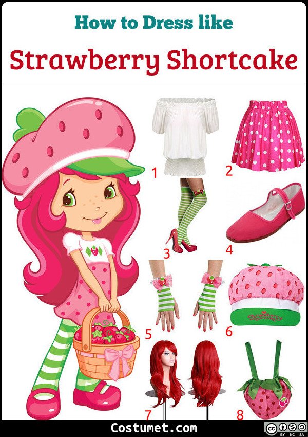 Strawberry Shortcake Costume for Cosplay & Halloween