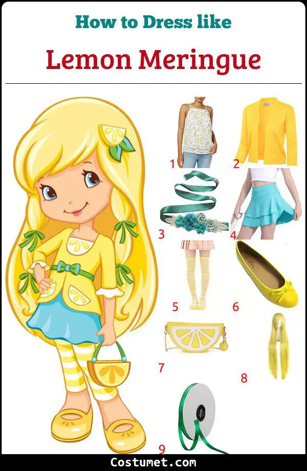 Lemon Meringue Costume for Cosplay & Halloween