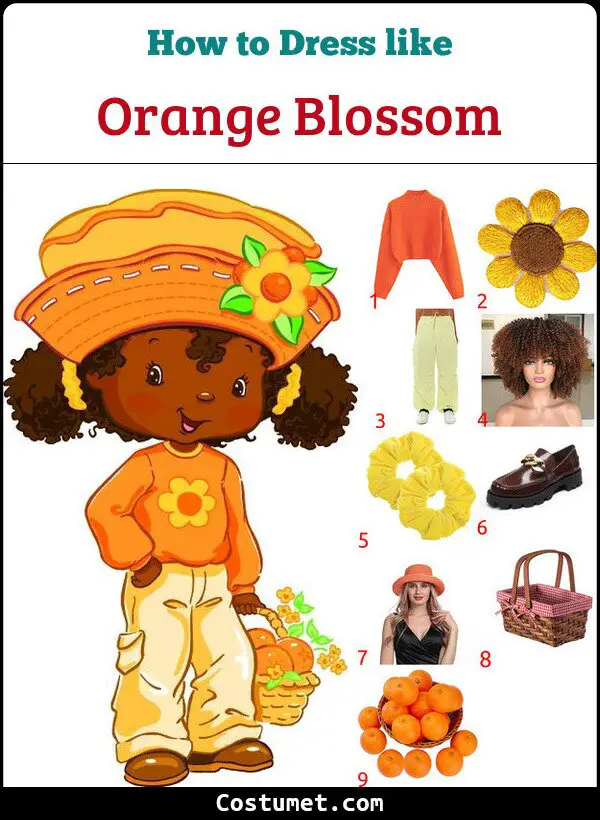 Orange Blossom Costume for Cosplay & Halloween