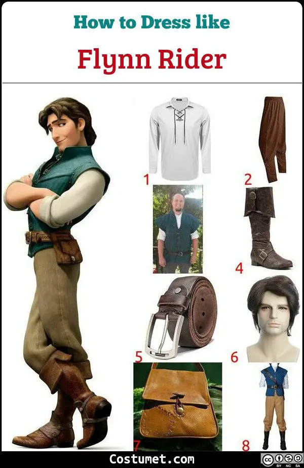 Flynn Rider Costume for Cosplay & Halloween