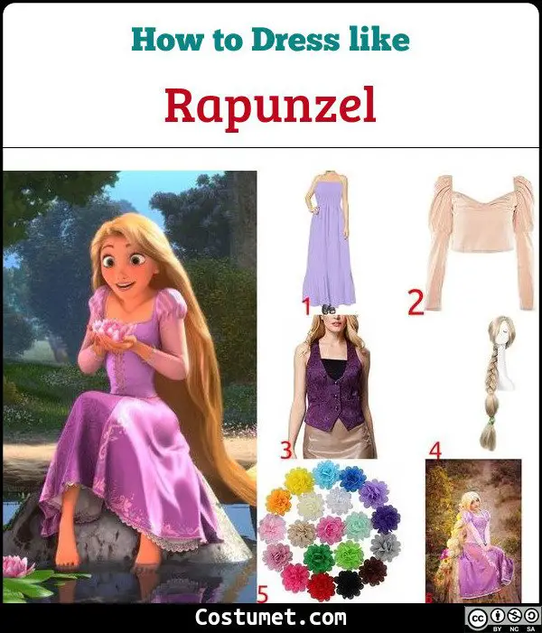 Rapunzel Costume for Cosplay & Halloween