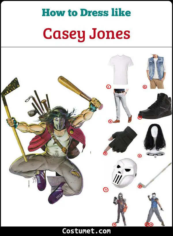 Casey Jones Costume for Cosplay & Halloween