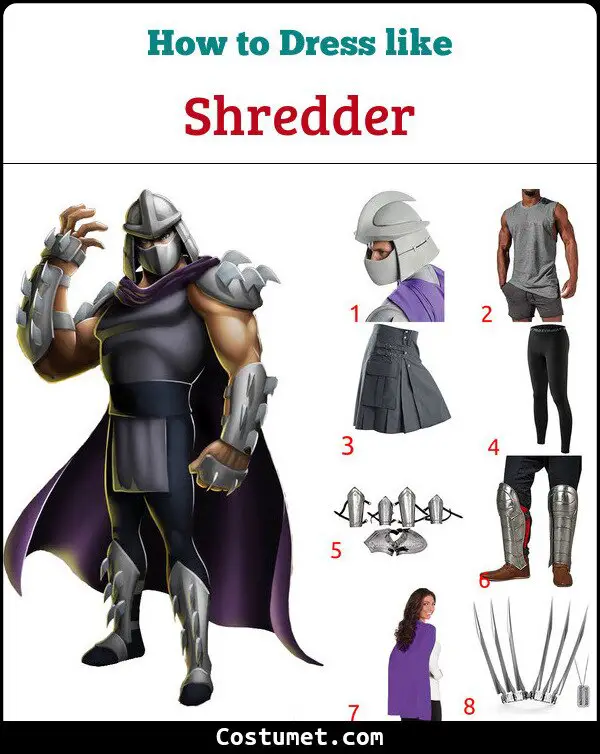 Shredder Costume for Cosplay & Halloween