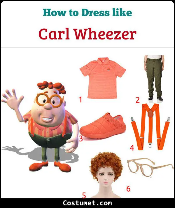 Carl Wheezer Costume for Cosplay & Halloween