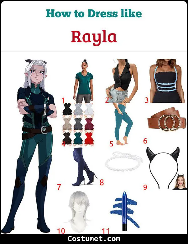 Rayla Costume for Cosplay & Halloween