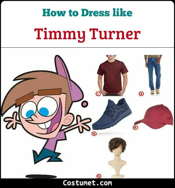 Timmy Turner Costume for Cosplay & Halloween