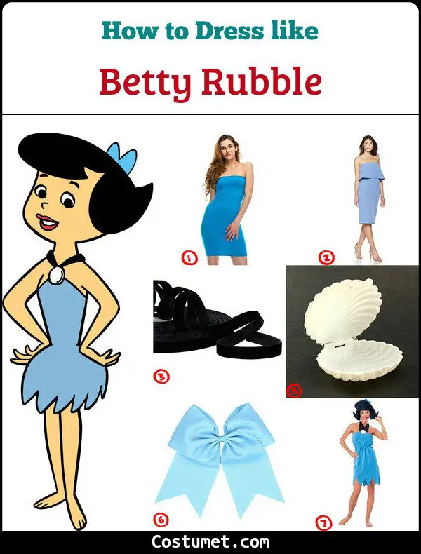 Betty Rubble Costume for Cosplay & Halloween