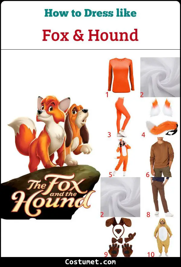 Fox & Hound Costume for Cosplay & Halloween