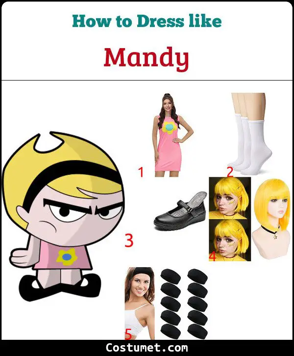 Mandy Costume for Cosplay & Halloween