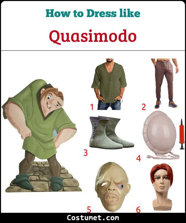 Quasimodo Costume for Cosplay & Halloween