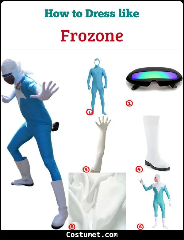 Frozone Costume for Cosplay & Halloween