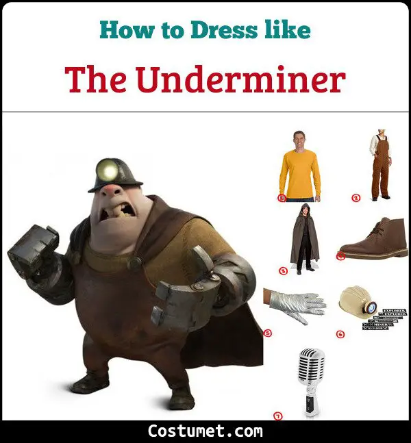 The Underminer Costume for Cosplay & Halloween