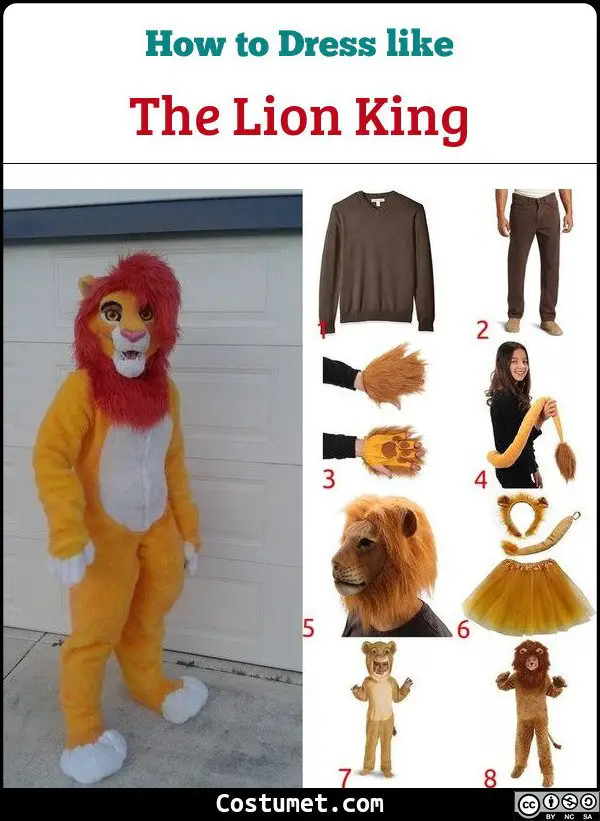The Lion King Costume for Cosplay & Halloween