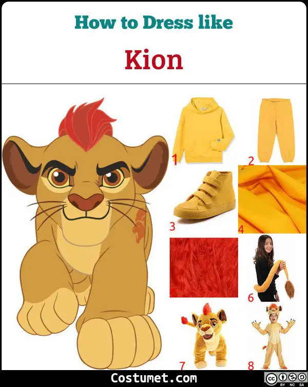 Kion The Lion Guard Costume for Cosplay & Halloween