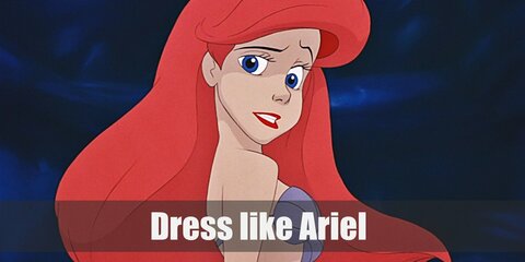 Ariel costume is a pretty blue dress while going on a walk around the village with Prince Eric. 