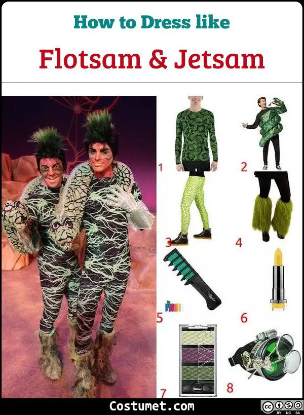 Flotsam And Jetsam Costume for Cosplay & Halloween