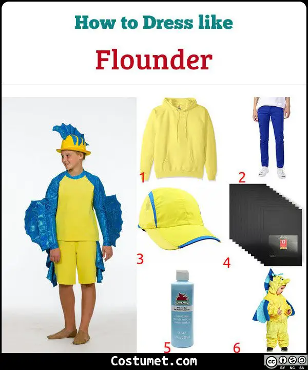 Flounder Costume for Cosplay & Halloween