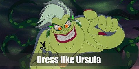  Ursula upper body looks like a human but her lower half is from a black octopus which makes her somewhat like the merpeople but not entirely.