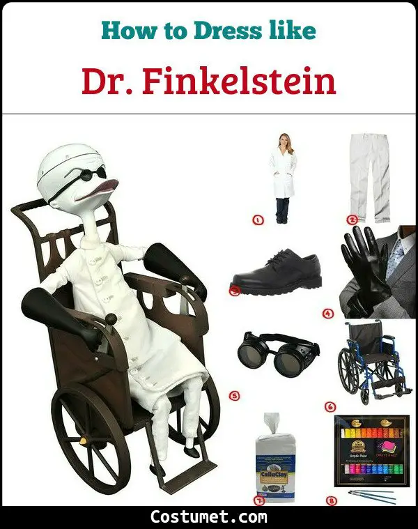 Dr. Finkelstein Costume for Cosplay & Halloween