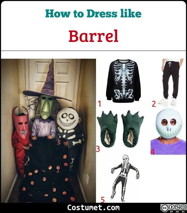  Barrel Costume for Cosplay & Halloween