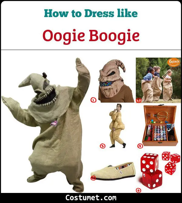 Oogie Boogie Costume for Cosplay & Halloween