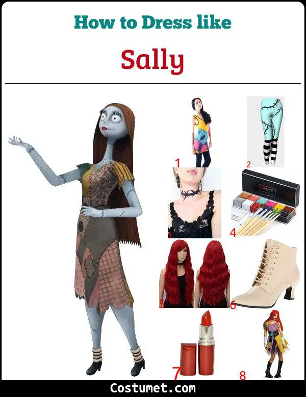 Sally Costume for Cosplay & Halloween